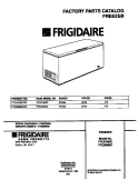 COVER Diagram and Parts List for FFC09M5CW3  Frigidaire Freezer
