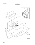 CONTROL PANEL Diagram and Parts List for PLD2560LCC0  Frigidaire Dishwasher