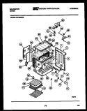 BODY PARTS Diagram and Parts List for REP305GW0  Kelvinator Range