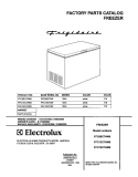 COVER Diagram and Parts List for FFC09C7AW0  Frigidaire Freezer