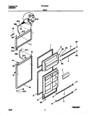 DOORS Diagram and Parts List for FRT18DRHD0  Frigidaire Refrigerator