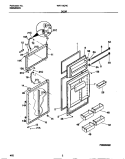 DOOR Diagram and Parts List for WRT18QRCD0  Frigidaire Refrigerator