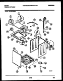 CABINET PARTS Diagram and Parts List for WA27S1WXFB  Gibson Washer