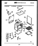 BODY PARTS Diagram and Parts List for 30-2239-00-03  Tappan Range
