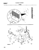 SYSTEM Diagram and Parts List for FFU20F9GW2  Frigidaire Freezer