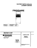 COVER Diagram and Parts List for FLXE6960EW1  Frigidaire Washer Dryer Combo