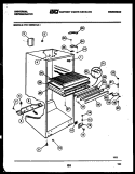 CABINET PARTS Diagram and Parts List for CTN110DKL1  Frigidaire Refrigerator