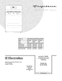 COVER Diagram and Parts List for GLGF388DQC  Frigidaire Range