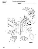 I&W DISPENSER Diagram and Parts List for FRS26ZGGB0  Frigidaire Refrigerator