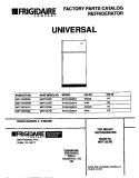 COVER Diagram and Parts List for MRT13CREW0  Uni Refrigerator