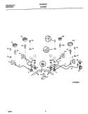 Part Location Diagram of 318054504 Frigidaire CONNECTOR, MANIFOLD PIPE
