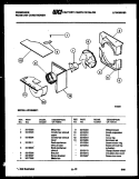 AIR HANDLING PARTS Diagram and Parts List for AR18NS8F1  Frigidaire Air Conditioner