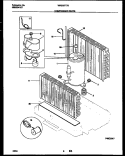 COMPRESSOR PARTS Diagram and Parts List for WAB067T7B1  Frigidaire Air Conditioner