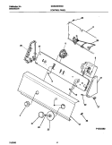 P12C0080 CONTROL PANEL Diagram and Parts List for GWS223RHS0  Gibson Washer