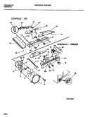 CONTROLS, DAMPER, FAN SECTION Diagram and Parts List for F45WC26BD0  Frigidaire Refrigerator