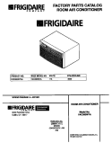 COVER Diagram and Parts List for FAC083W7A5  Frigidaire Air Conditioner