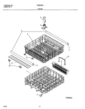 RACKS Diagram and Parts List for FDB856RJT0  Frigidaire Dishwasher