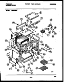 BODY PARTS Diagram and Parts List for REG433MNW4  Frigidaire Range