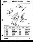UNIT PARTS Diagram and Parts List for AH08MS5F1  Frigidaire Air Conditioner