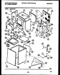 CABINET PARTS AND HEATER Diagram and Parts List for SM230PXD3  Frigidaire Washer