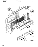 BACKGUARD Diagram and Parts List for 30-3982-23-04  Tappan Range