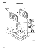 COMPRESSOR PARTS Diagram and Parts List for FAC056W7A2  Frigidaire Air Conditioner