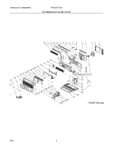 RECOMMENDED SPARE PARTS Diagram and Parts List for FRP90ETT2A0  Frigidaire Air Conditioner