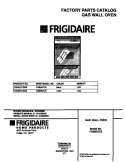 COVER Diagram and Parts List for FGB557CEBB  Frigidaire Wall Oven