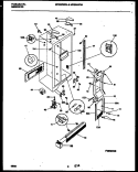 CABINET PARTS Diagram and Parts List for MRS22WRAW0  Frigidaire Refrigerator