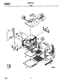 BODY Diagram and Parts List for FEB703CEBC  Frigidaire Wall Oven