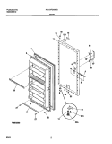 Part Location Diagram of 216526505 Frigidaire PANEL-OUTER DOOR