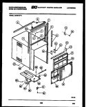 CABINET PARTS Diagram and Parts List for AK087N7V1  Frigidaire Air Conditioner