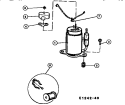 COMPRESSOR Diagram and Parts List for AC054L7A1  Frigidaire Air Conditioner