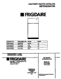 COVER Diagram and Parts List for FRT21TNCW5  Frigidaire Refrigerator