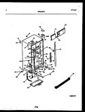 CABINET PARTS Diagram and Parts List for RS227MCD2  Frigidaire Refrigerator