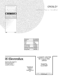 COVER Diagram and Parts List for CLCE500FW4  Crosley Washer Dryer Combo