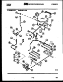 BURNER, MANIFOLD AND GAS CONTROL Diagram and Parts List for 30-3857-00-06  Tappan Range