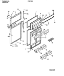 Part Location Diagram of 215480205 Frigidaire TRIM-HANDLE
