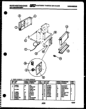 ELECTRICAL PARTS Diagram and Parts List for AC065L7A1  Frigidaire Air Conditioner