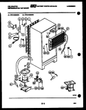 SYSTEM AND AUTOMATIC DEFROST PARTS Diagram and Parts List for TPK140EN2W  Kelvinator Refrigerator