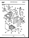 CABINET PARTS Diagram and Parts List for WLW1  Frigidaire Washer