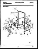 POWER DRY AND MOTOR PARTS Diagram and Parts List for DW5800PW1  Frigidaire Dishwasher