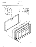 DOOR Diagram and Parts List for GFC07M3EW2  Gibson Freezer