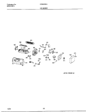 ICE MAKER Diagram and Parts List for FRS24BGGW9  Frigidaire Refrigerator