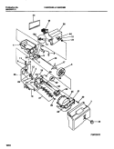 ICE CONTAINER & DISPENSER DRIVE Diagram and Parts List for F45WC26BD0  Frigidaire Refrigerator