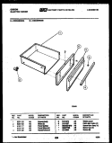 DRAWER PARTS Diagram and Parts List for CEC4S6WXB  Gibson Range