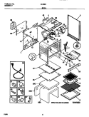 BODY Diagram and Parts List for 30-3863-23-03  Tappan Range