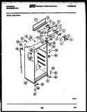 CABINET PARTS Diagram and Parts List for GTN175WH2-32  Uni Refrigerator