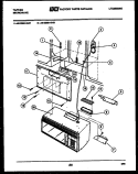 OUTER BODY PARTS Diagram and Parts List for 56-2990-00-01  Tappan Microwave