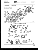 ICE MAKER AND INSTALLATION PARTS Diagram and Parts List for FPCE21TILW2  Frigidaire Refrigerator